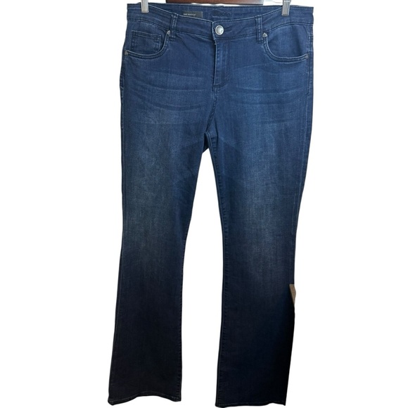 Kut from the Kloth | Baby Boot Cut High Rise Blue Jeans with Stretch | Sz 14 - Picture 1 of 13